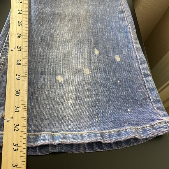 Free People Flare Bell Bottom Jeans Size 31 - Picture 5 of 9